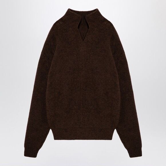 Rick Owens Brown Over Jumper In Alpaca Blend Men - Picture 2 of 2
